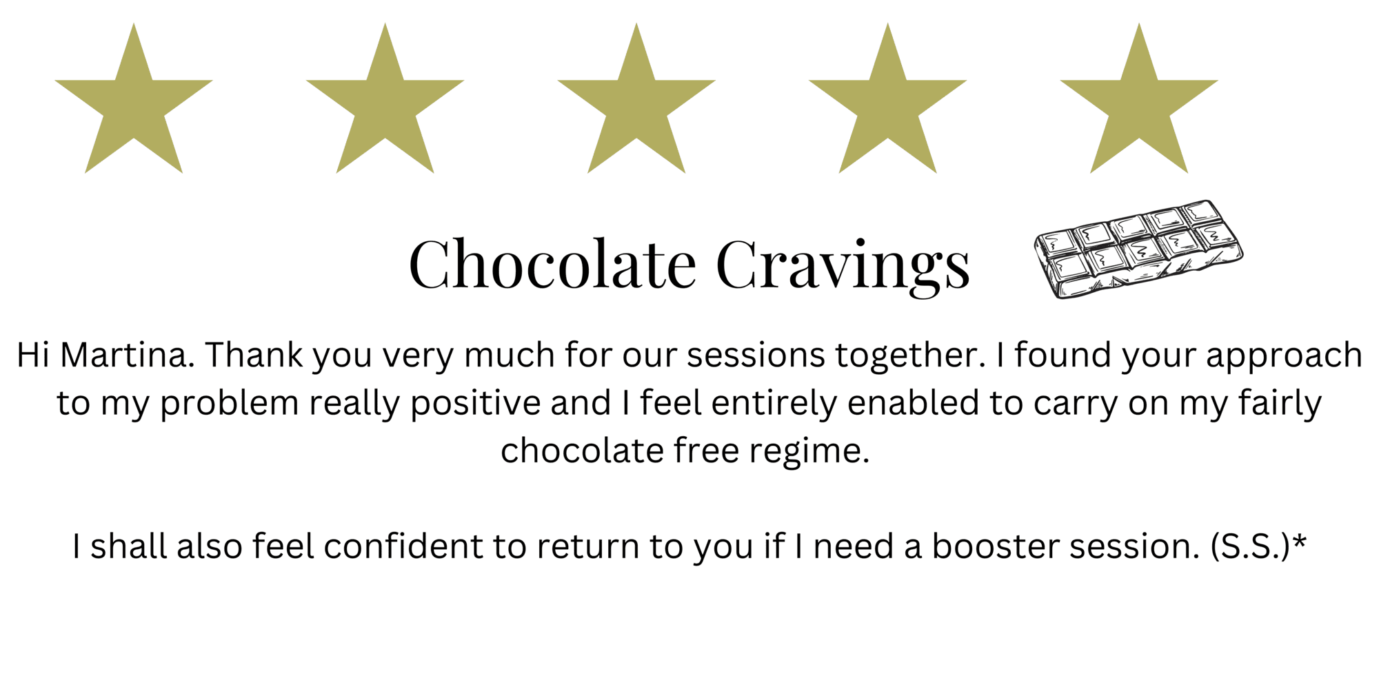 chocolate addiction hypnosis testimonials