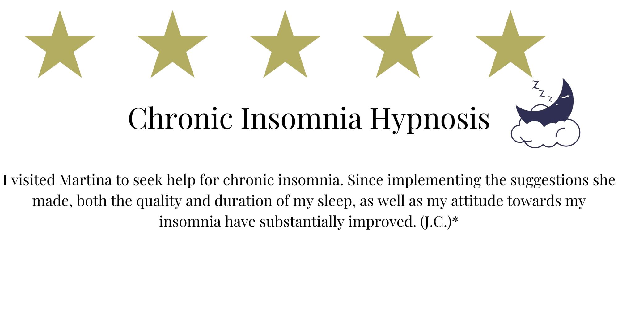 insomnia hypnosis Nottingham testimonials