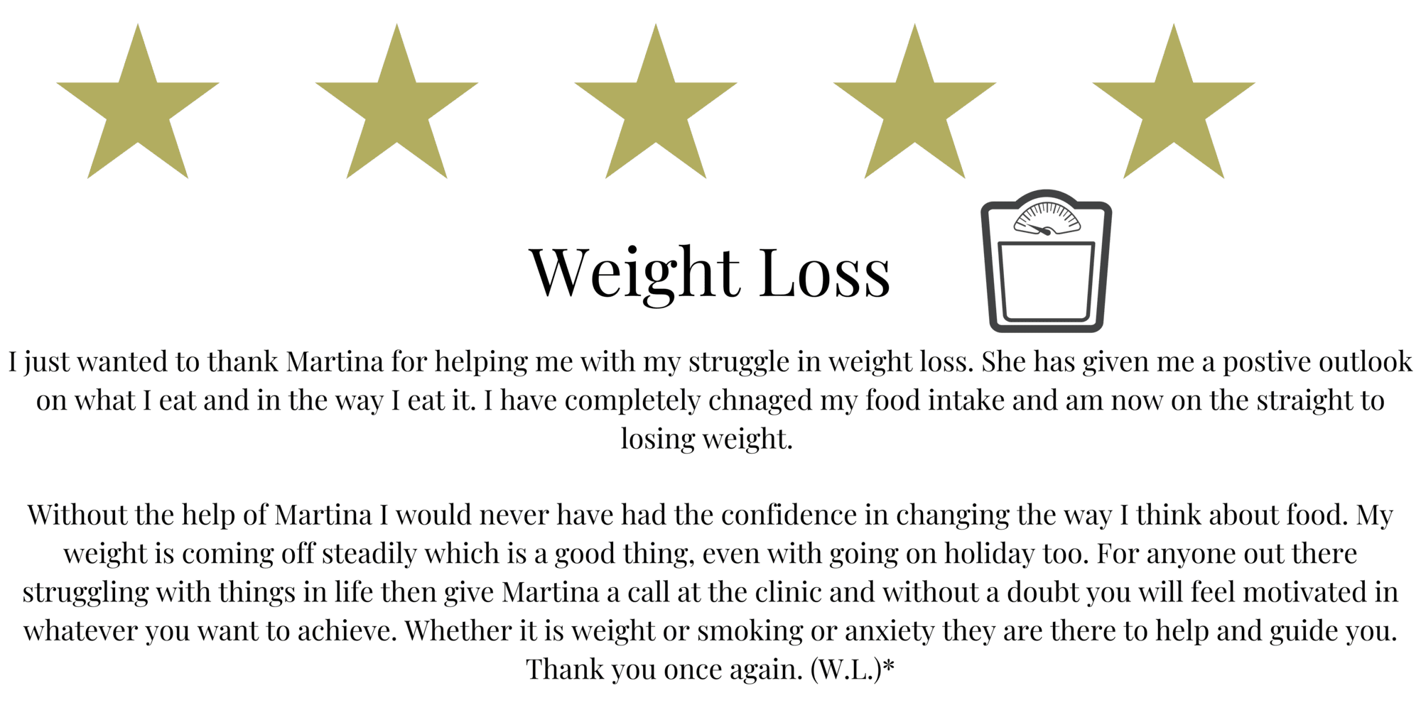 weight loss hypnosis nottingham testimonials